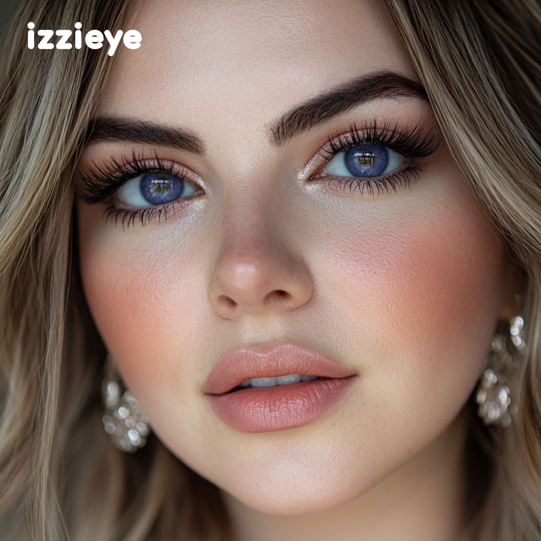 Solace Blue Prescription Colored Contact Lenses