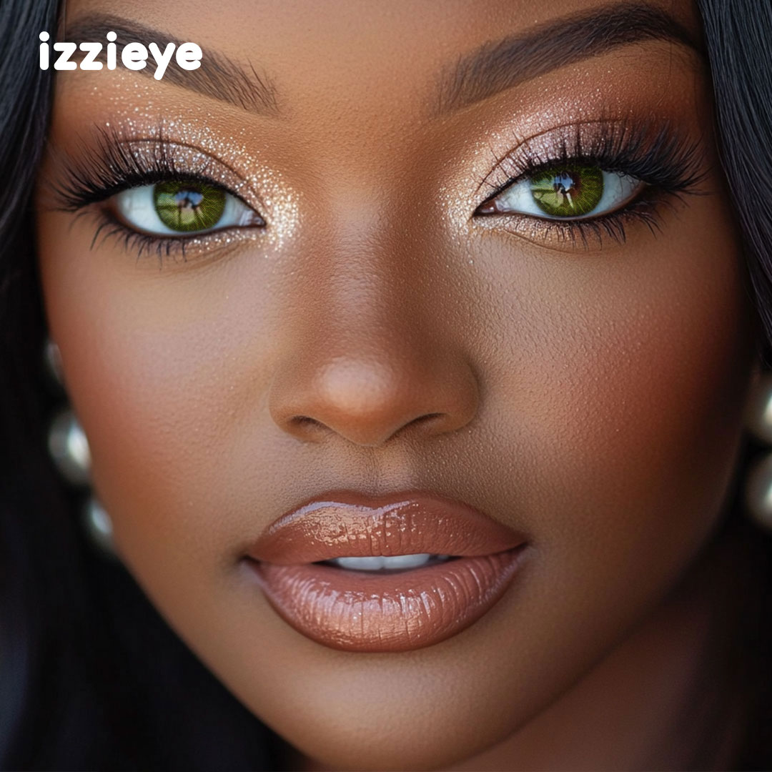 Love Story Endorphin Green Prescription Colored Contact Lenses