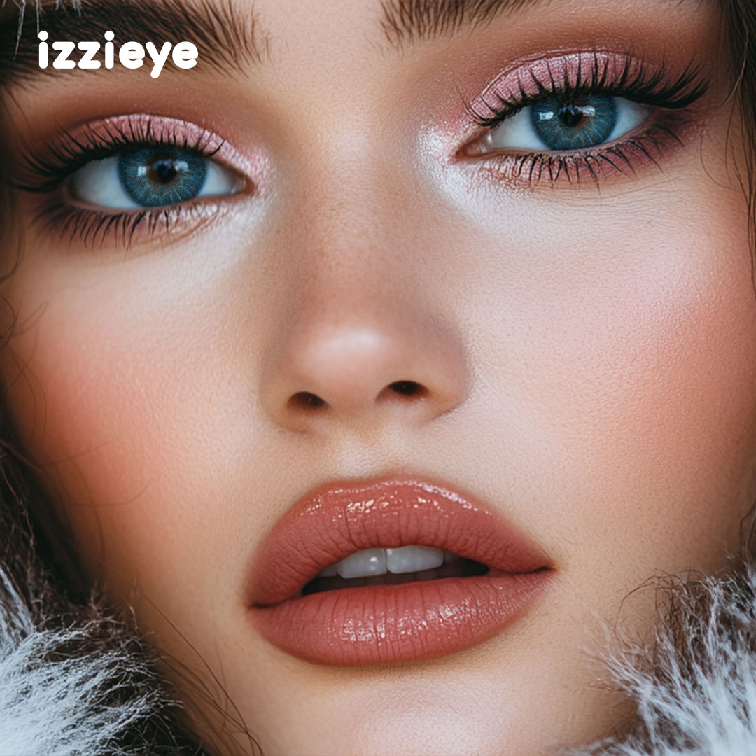 Love Story Oxytocin Blue Prescription Colored Contact Lenses