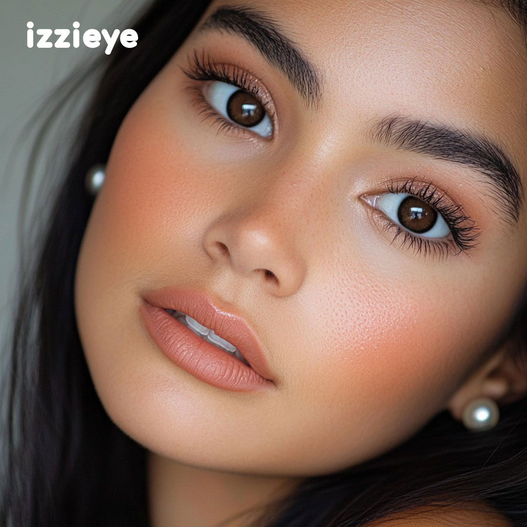 Midnight Veil Brown Prescription Colored Contact Lenses