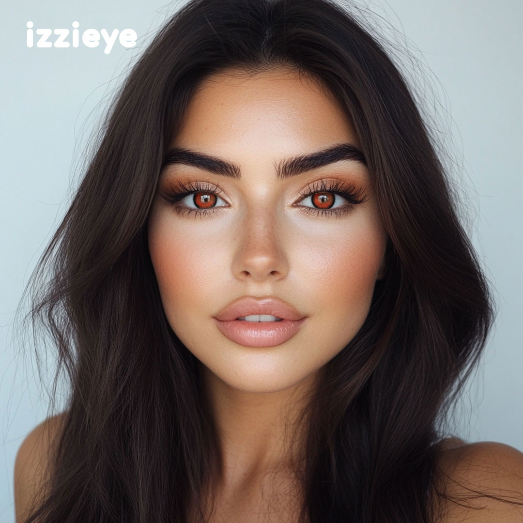 Cosplay Scarlet Bloom Red Colored Contact Lenses