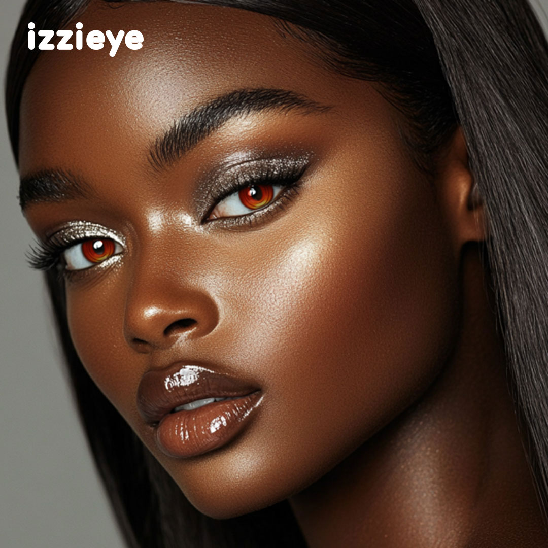 Cosplay Echo Red Colored Contact Lenses