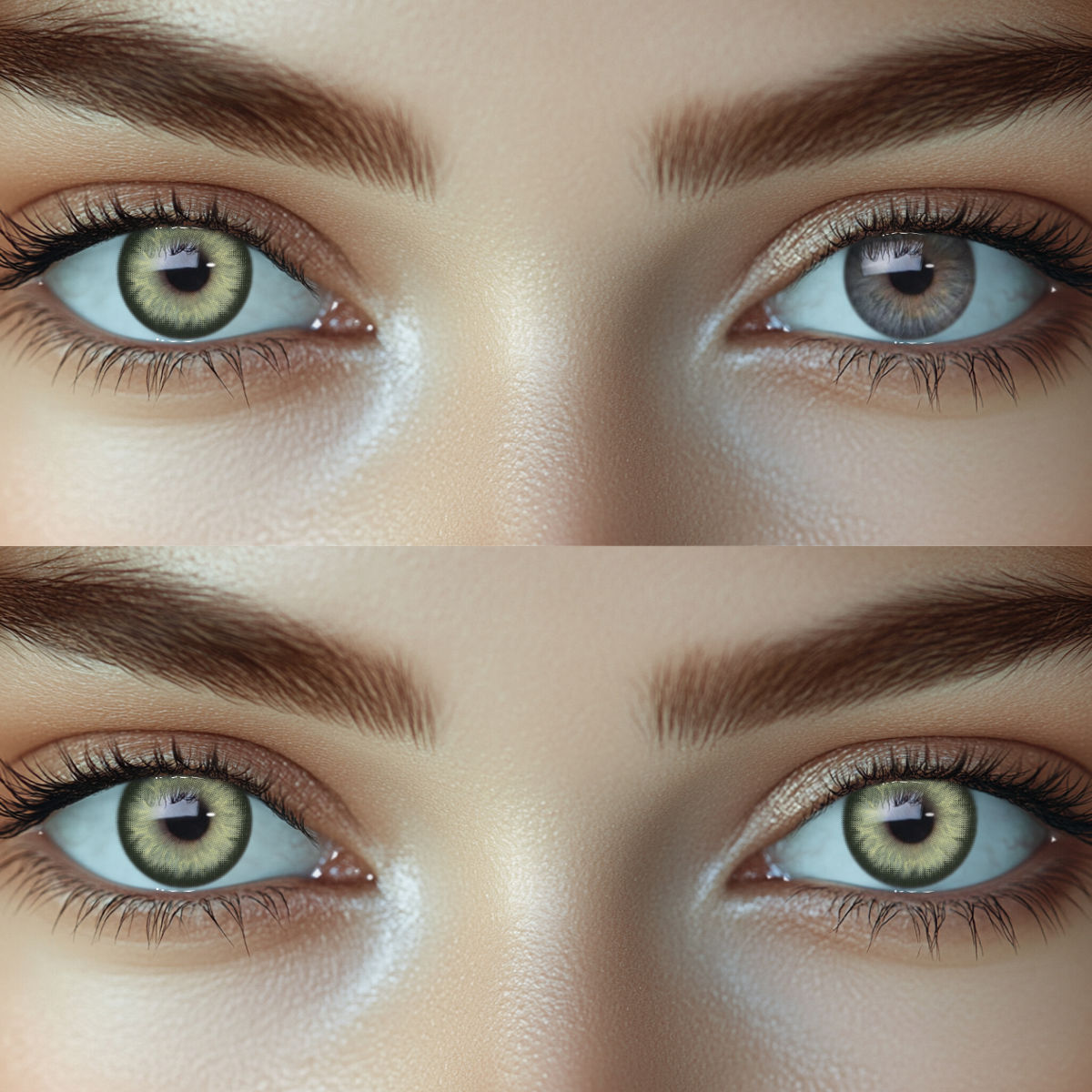 Dawn Green Colored Contact Lenses
