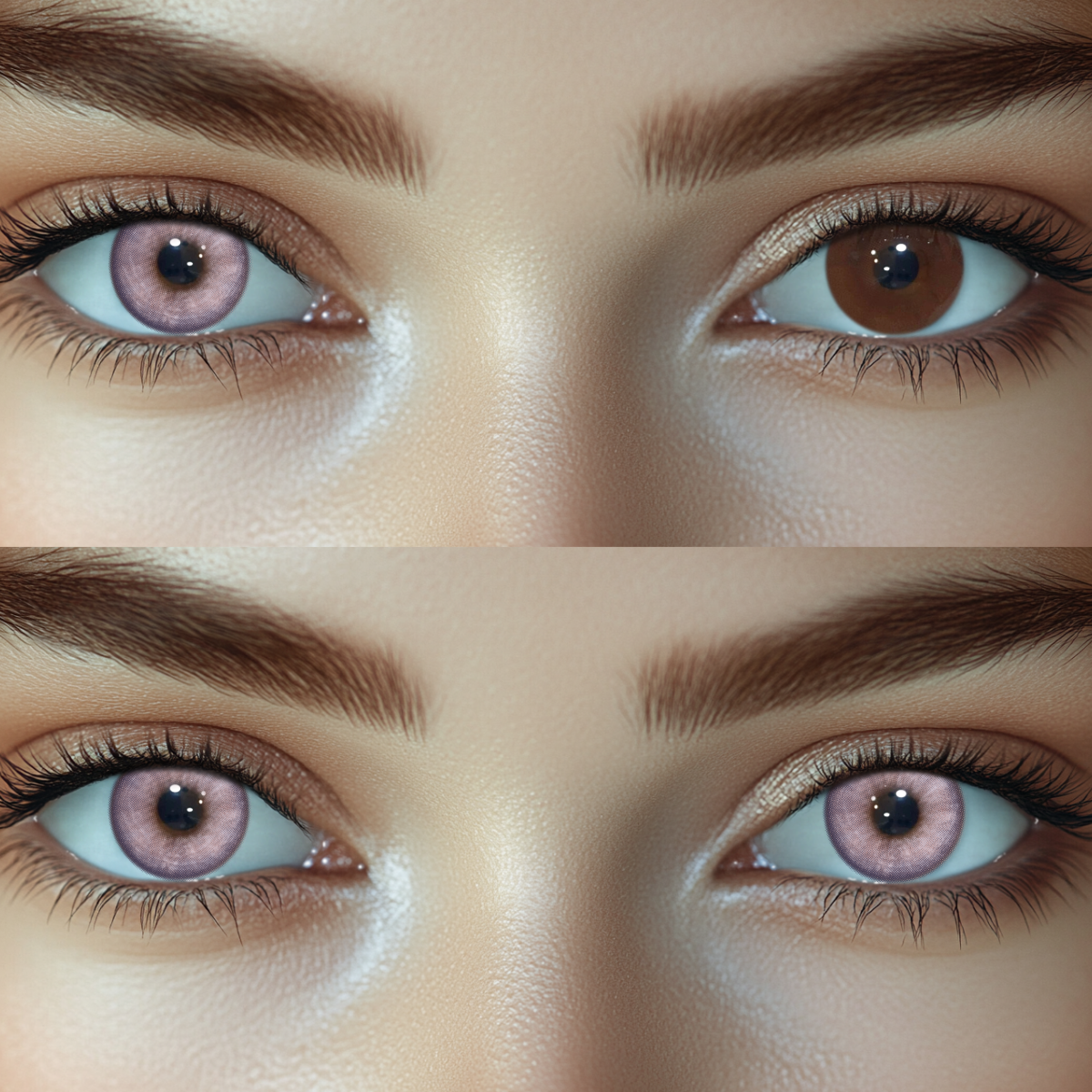 Twilight Doll Purple Colored Contact Lenses