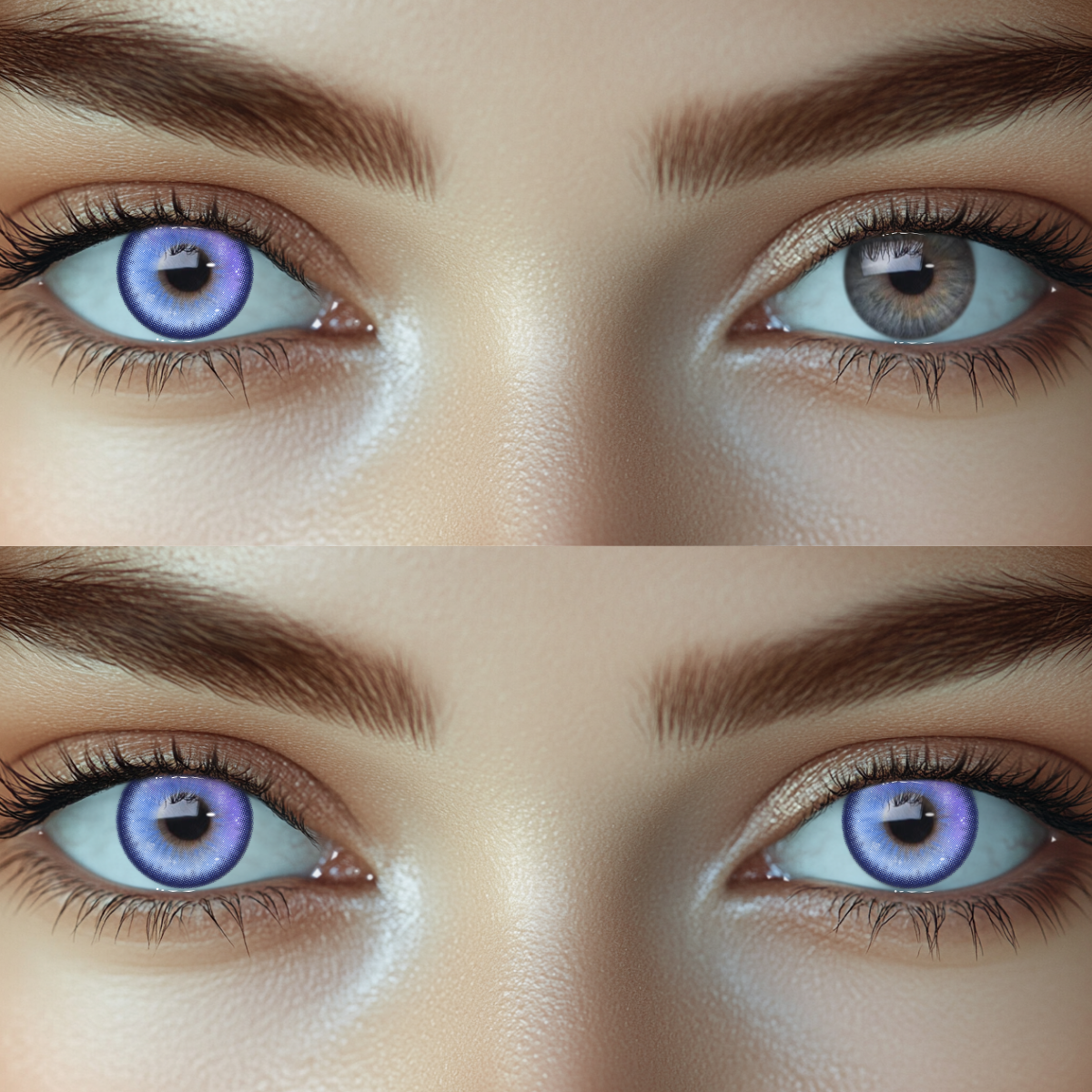 Enchantment Blue Prescription Colored Contact Lenses
