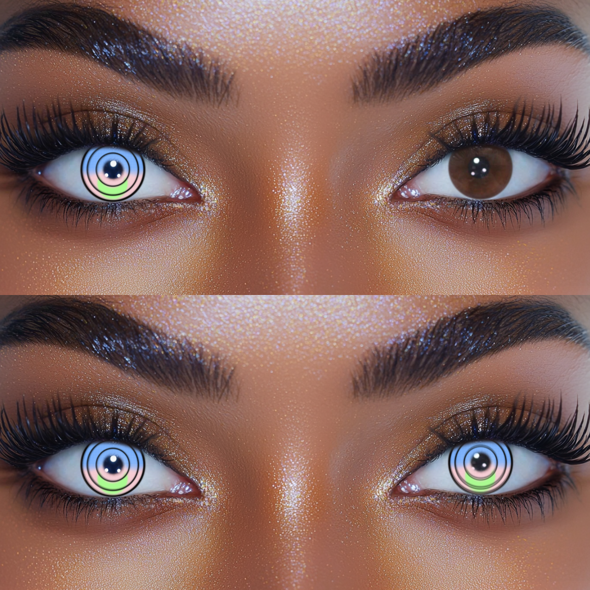 Cosplay Indigo Nova Blue Colored Contact Lenses