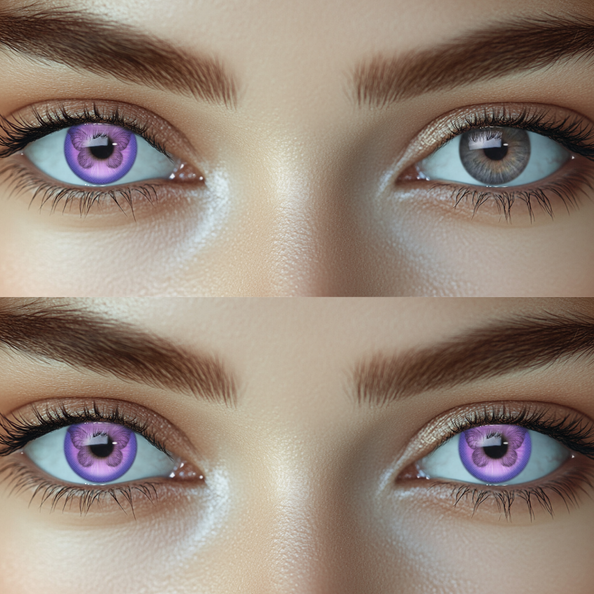 Vivace Purple Colored Contact Lenses