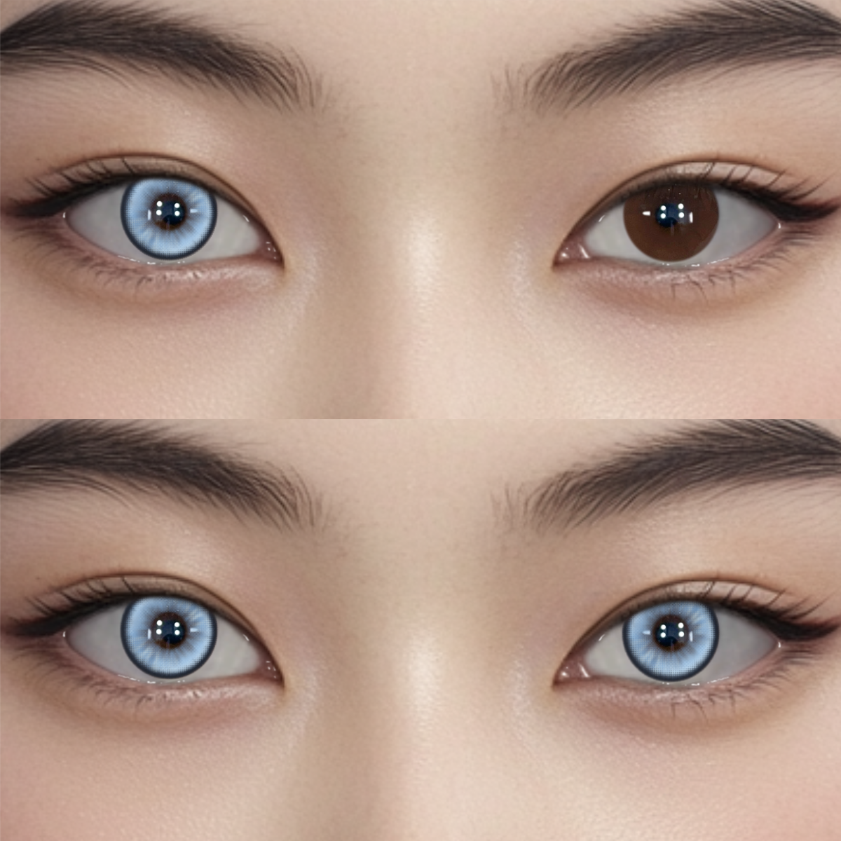 Lunaria Blue Colored Contact Lenses