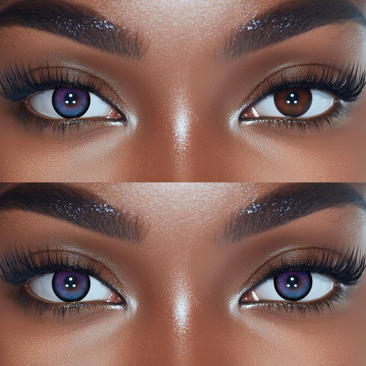 Aurane Purple Colored Contact Lenses