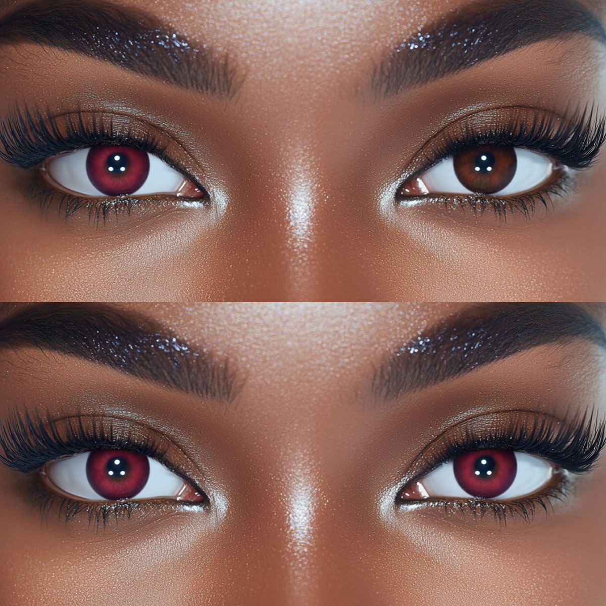 Etheris Purple Colored Contact Lenses