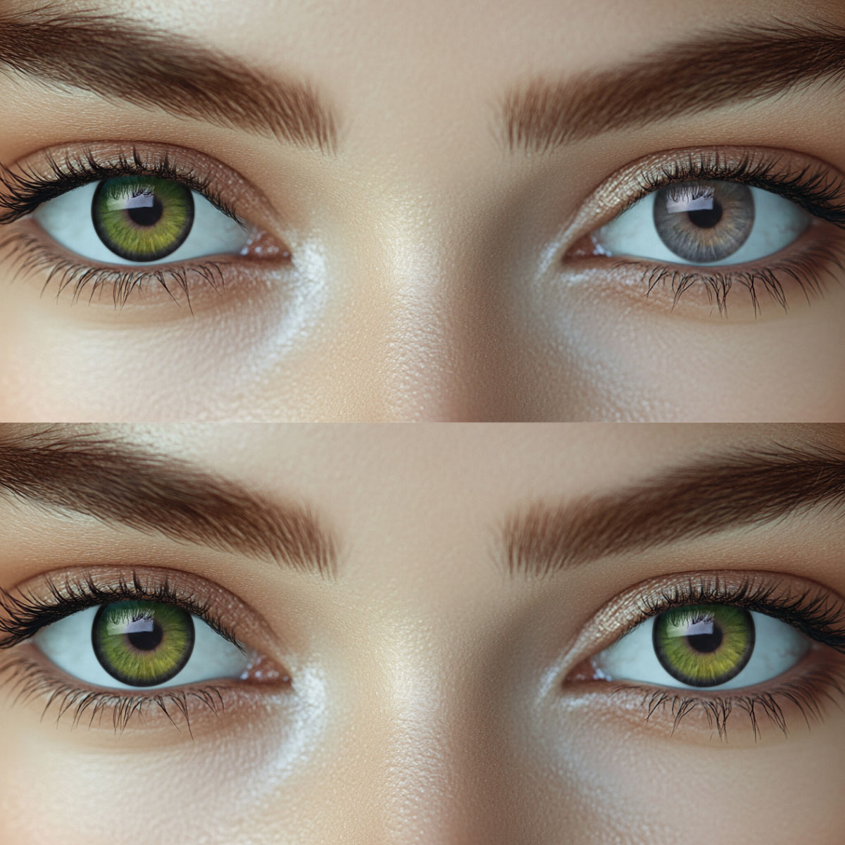 Aurane Brown Colored Contact Lenses