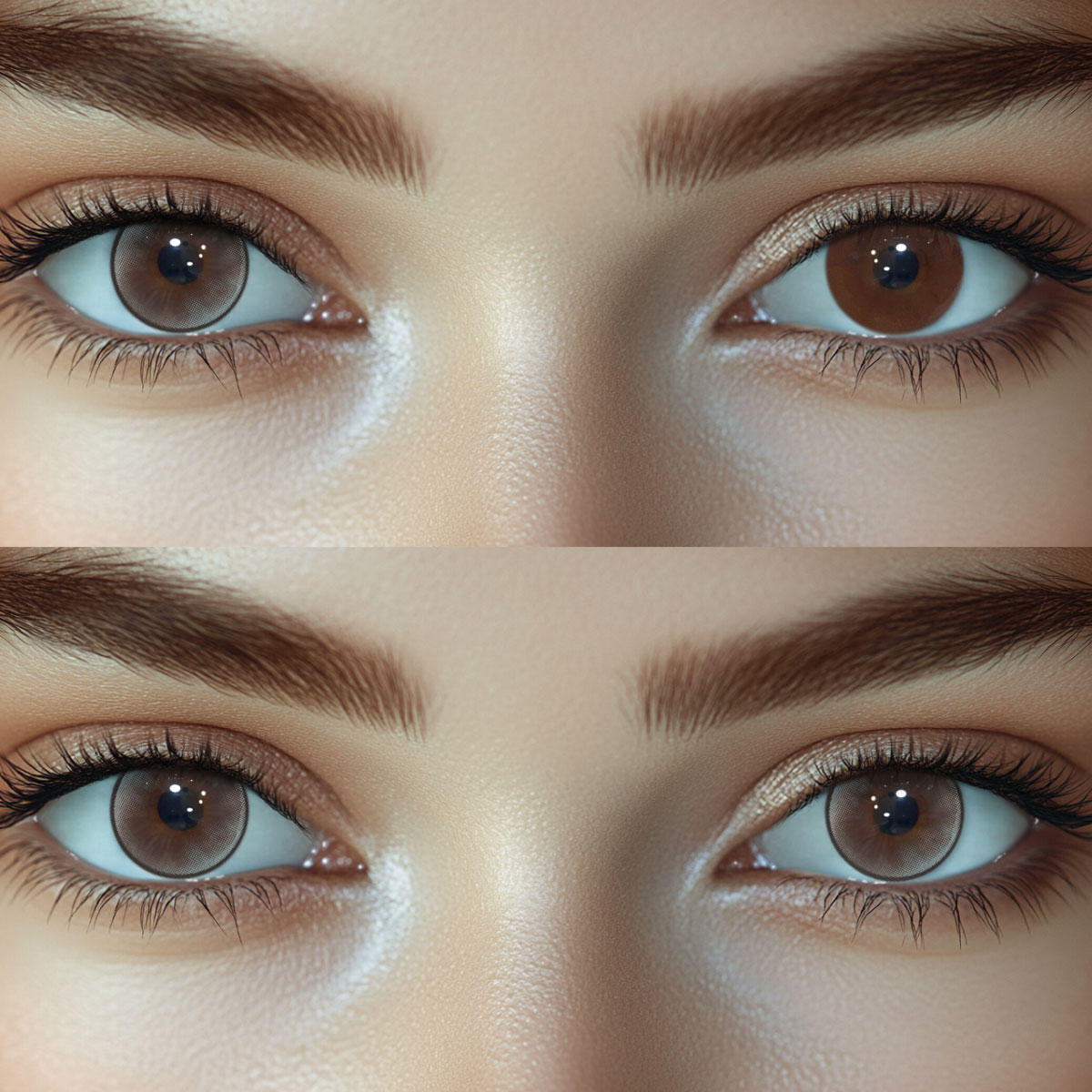 Polara Gray Colored Contact Lenses