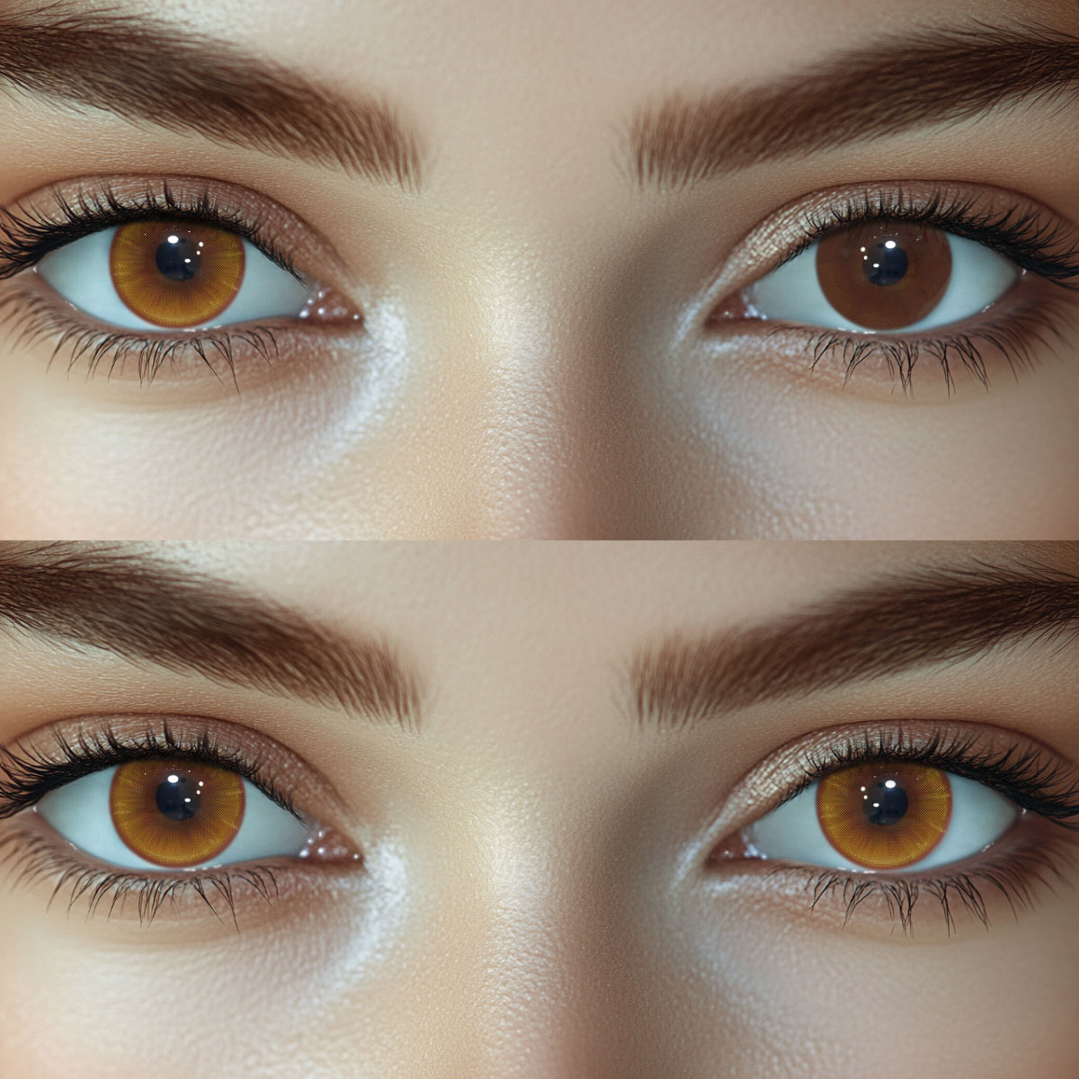 Tartis Brown Colored Contact Lenses