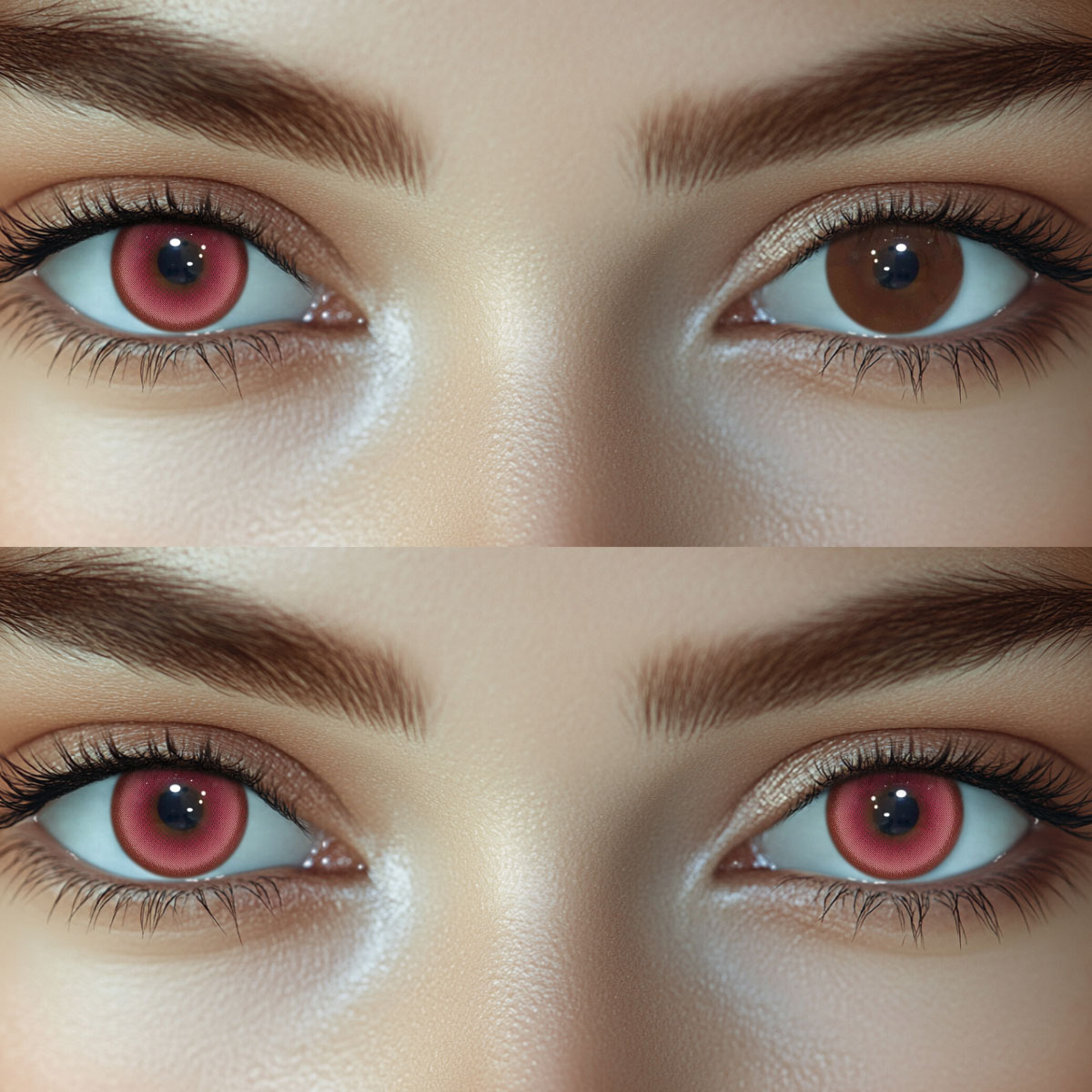 Saffra Pink Colored Contact Lenses