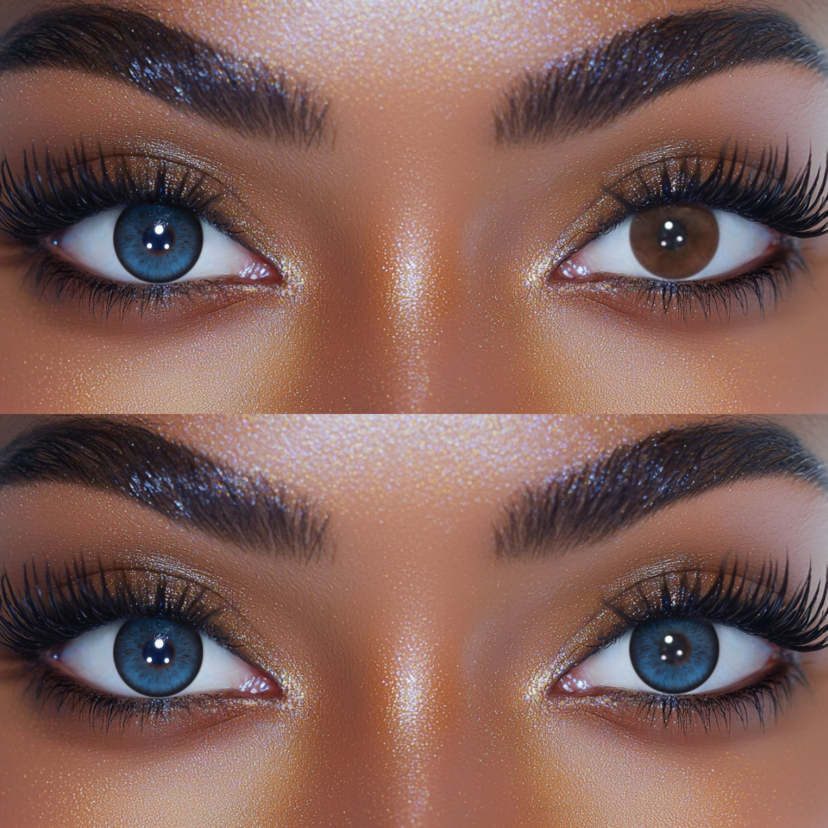 Pulsar Blue Colored Contact Lenses