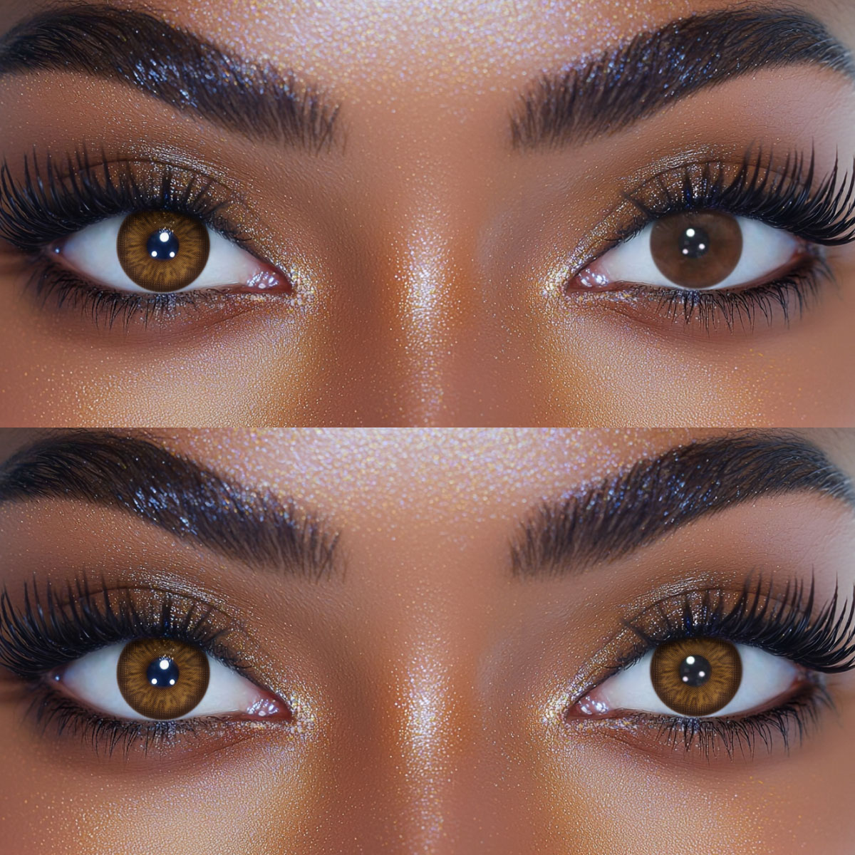 Verdana Brown Colored Contact Lenses