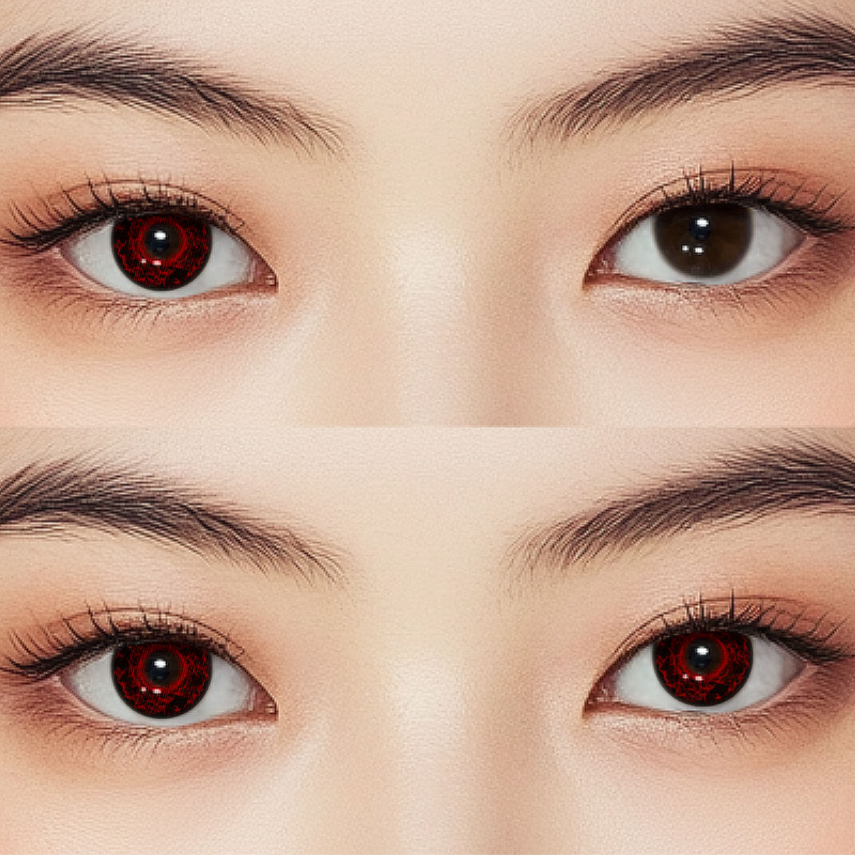 Blinksy Black Colored Contact Lenses