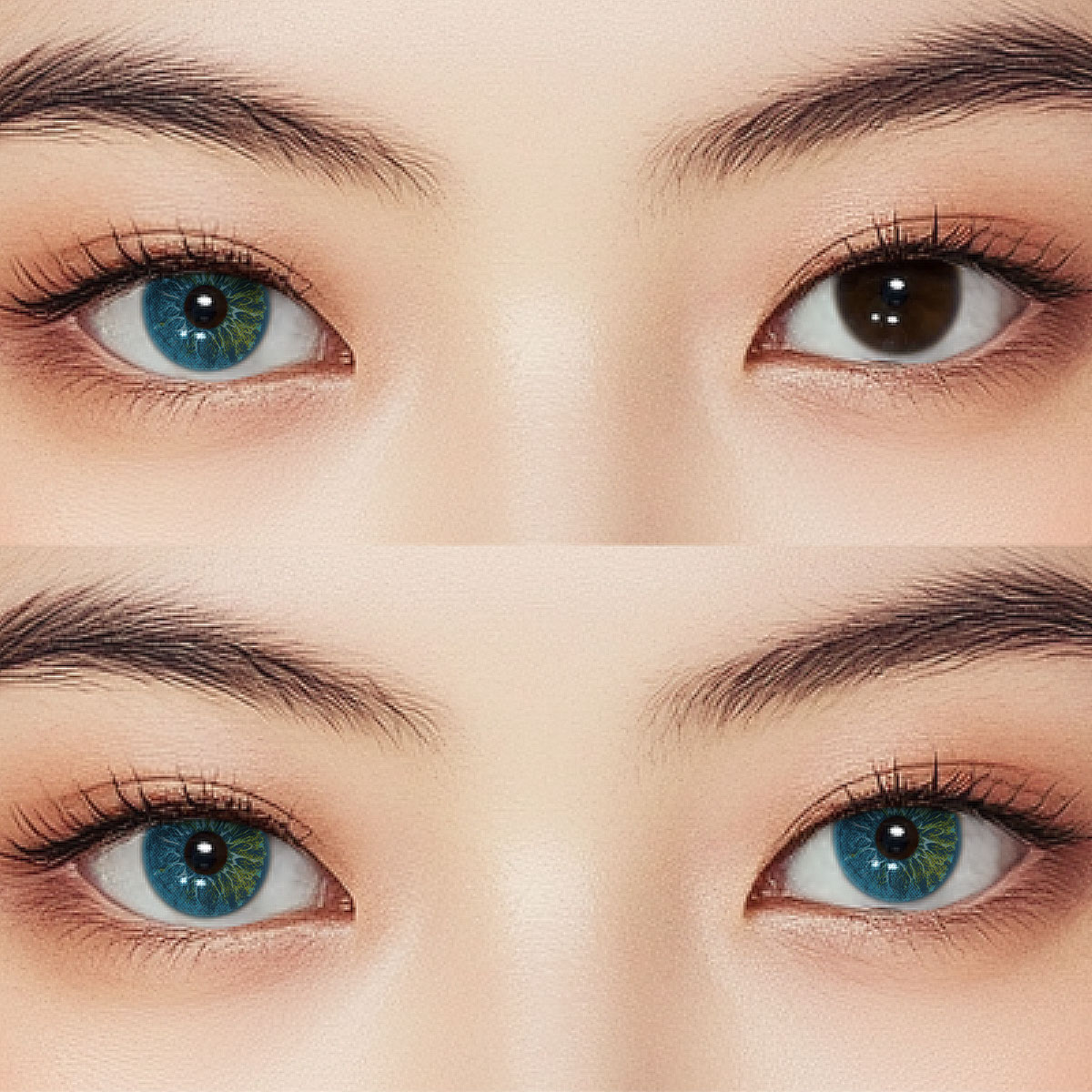Charmelle Blue Colored Contact Lenses