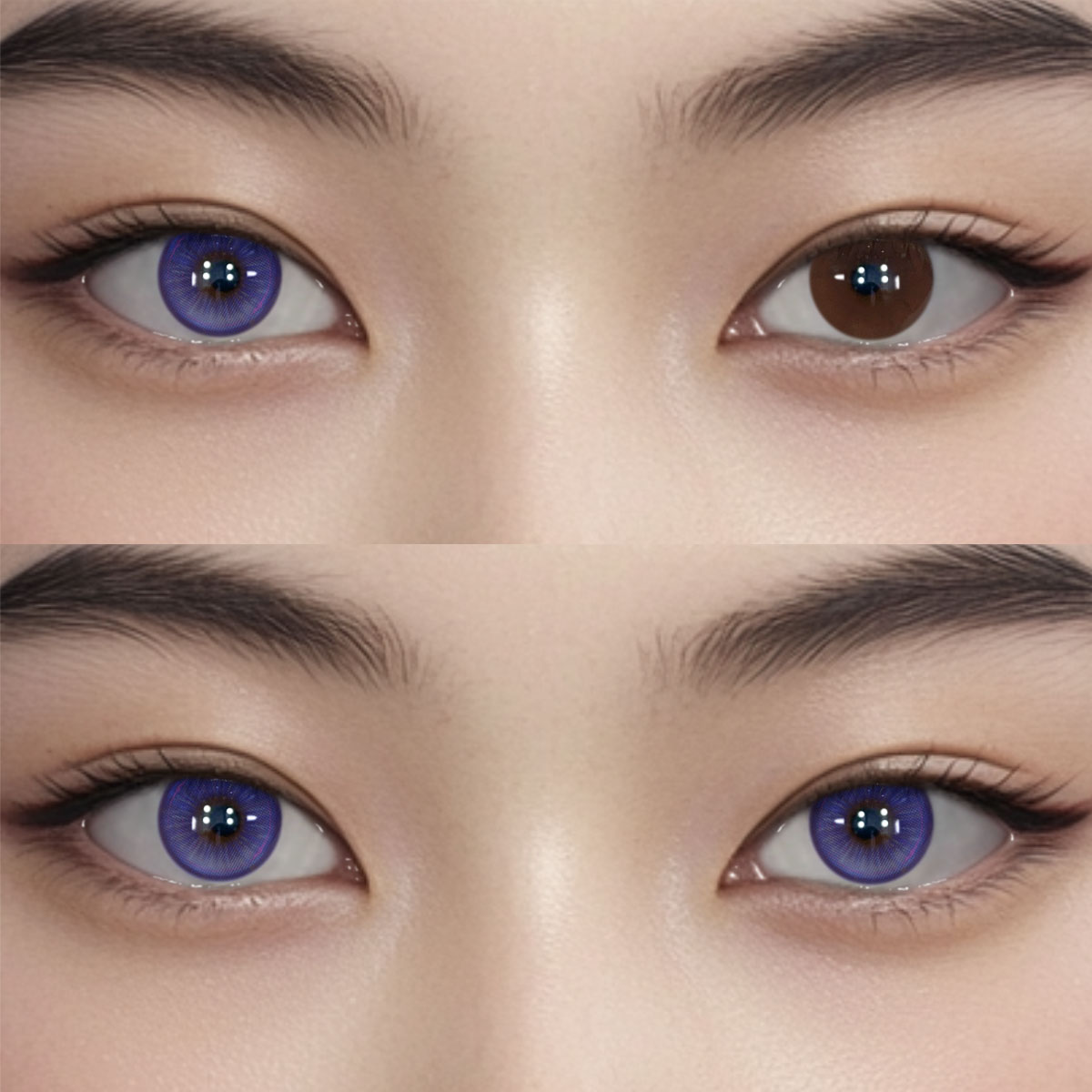 Creamis Purple Colored Contact Lenses