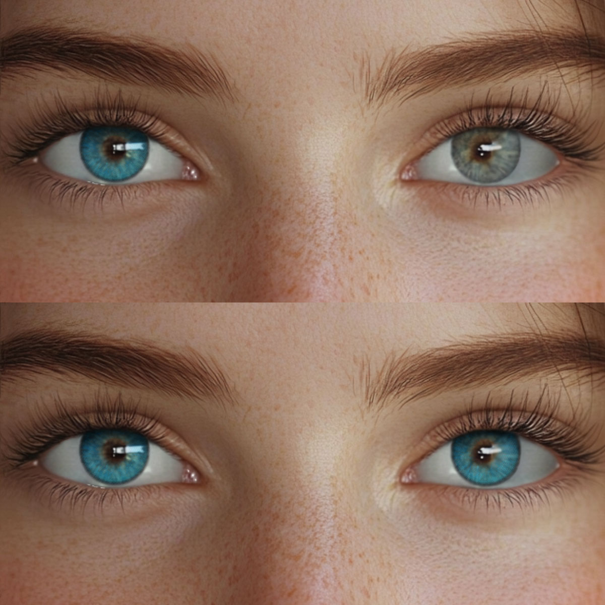 Snowis Blue Colored Contact Lenses