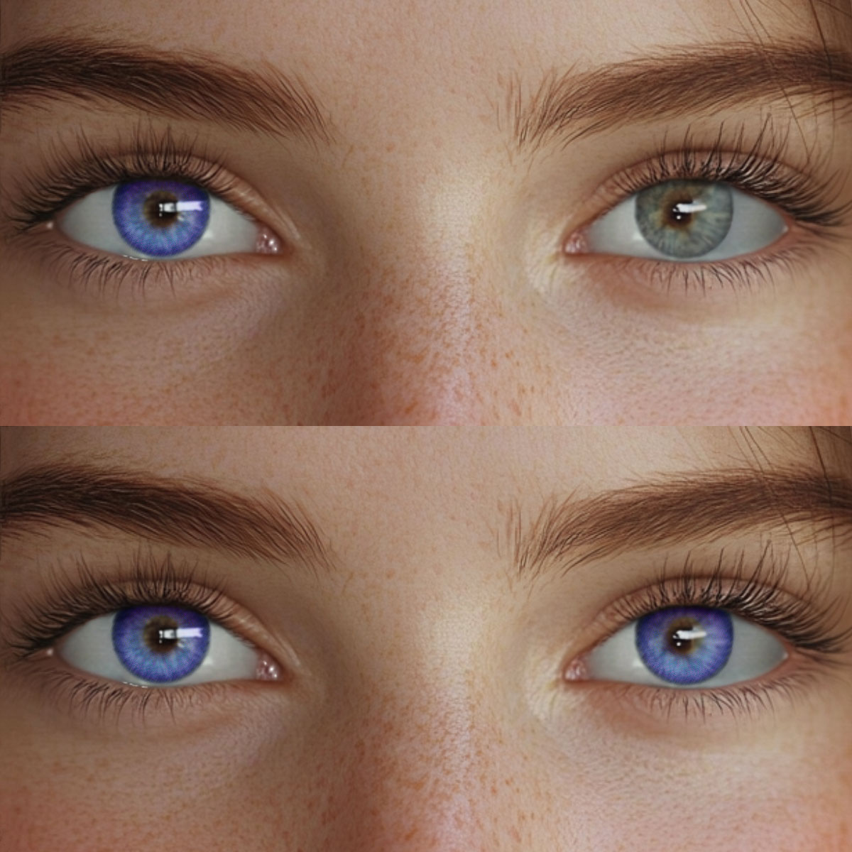 Innocis Purple Colored Contact Lenses