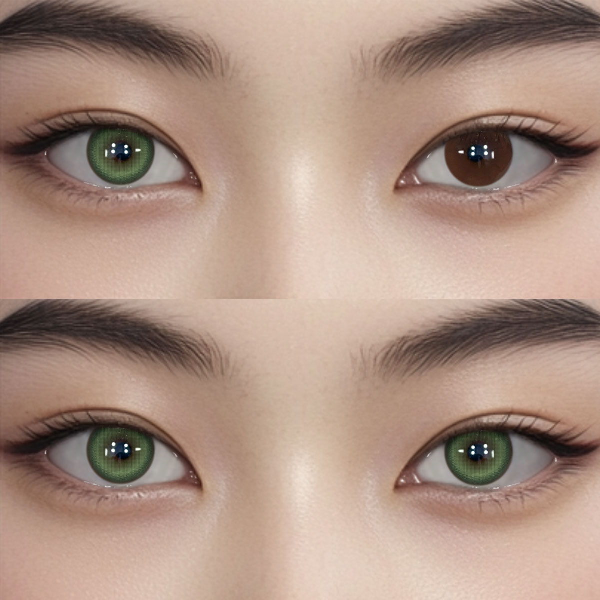 Thava Green Colored Contact Lenses