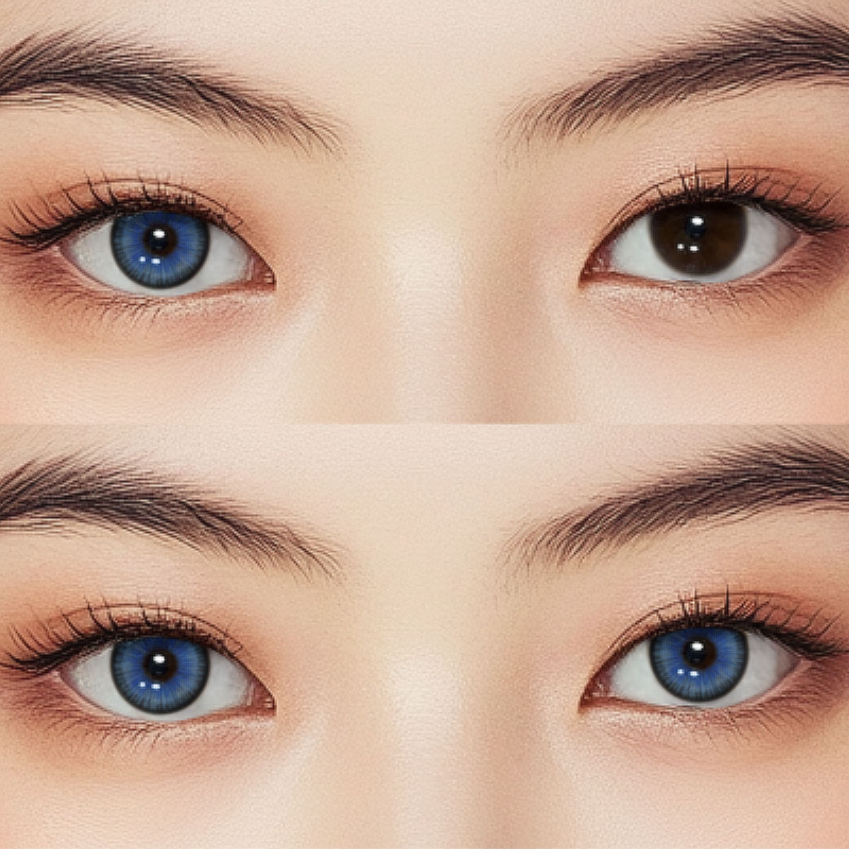 Zalen Blue Colored Contact Lenses