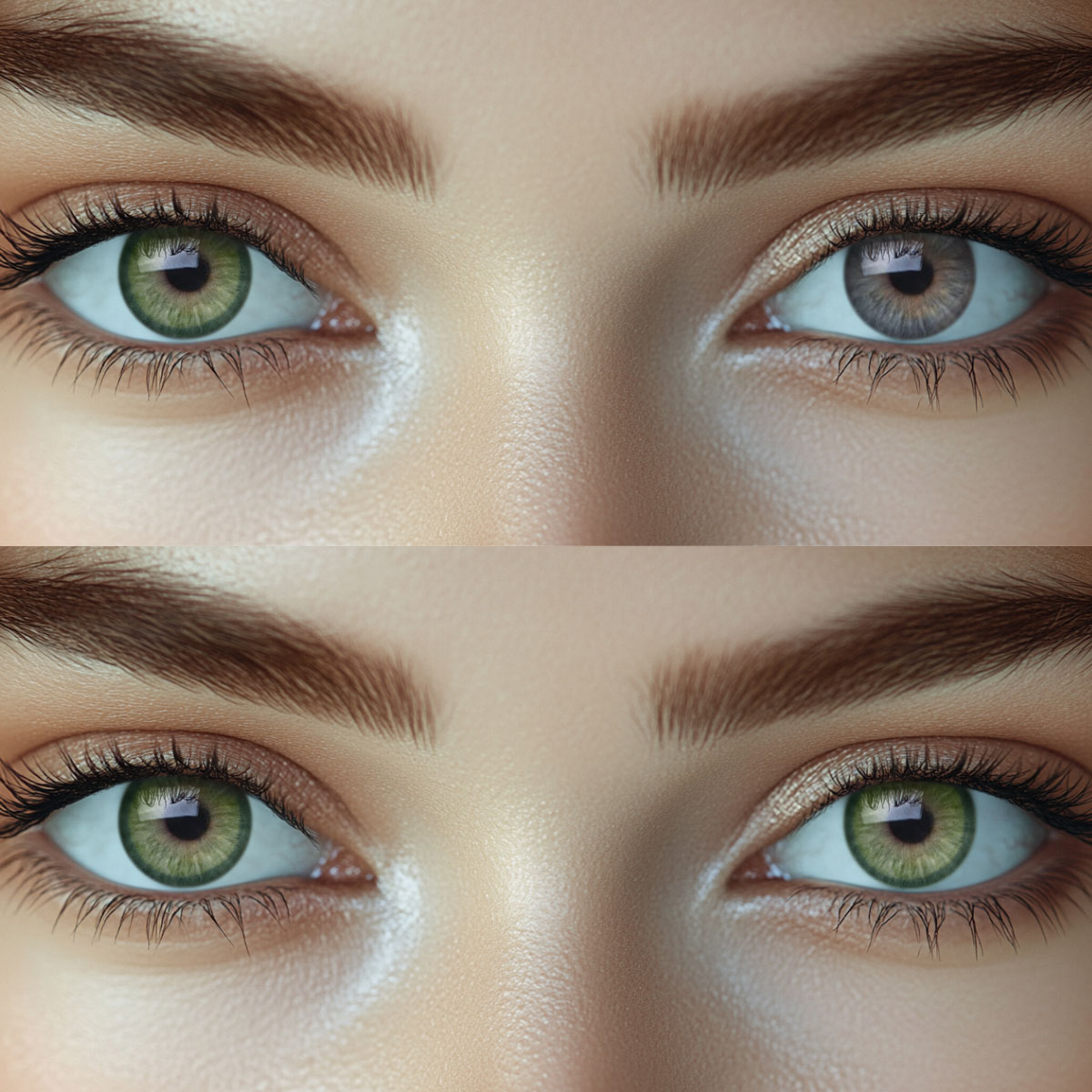 Xavia Green Colored Contact Lenses