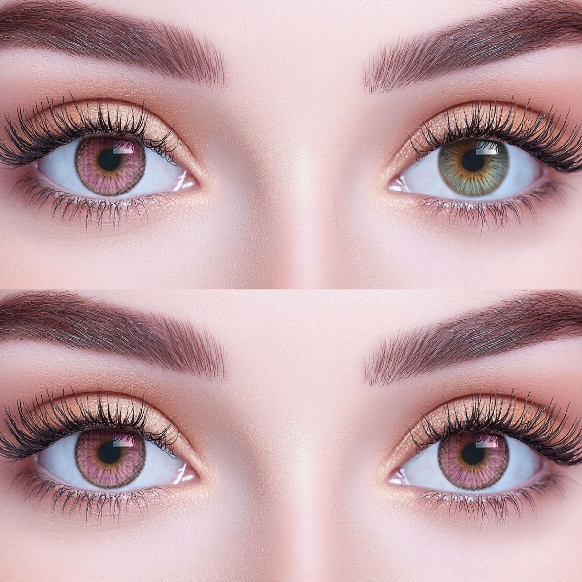 Zeyra Pink Colored Contact Lenses