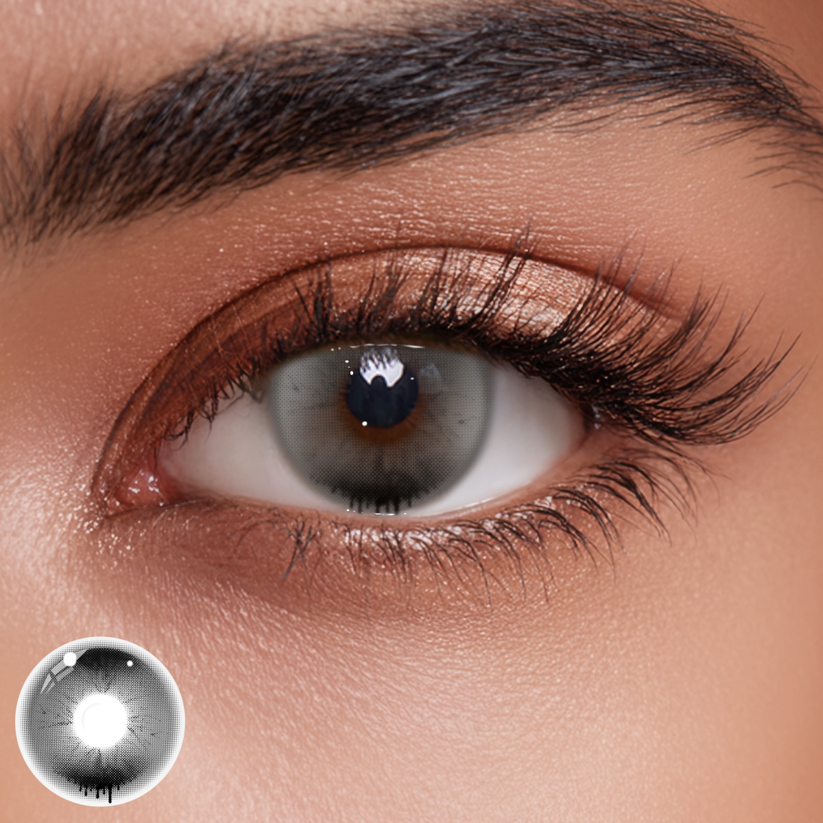 Cosplay Nightmare Black Colored Contact Lenses