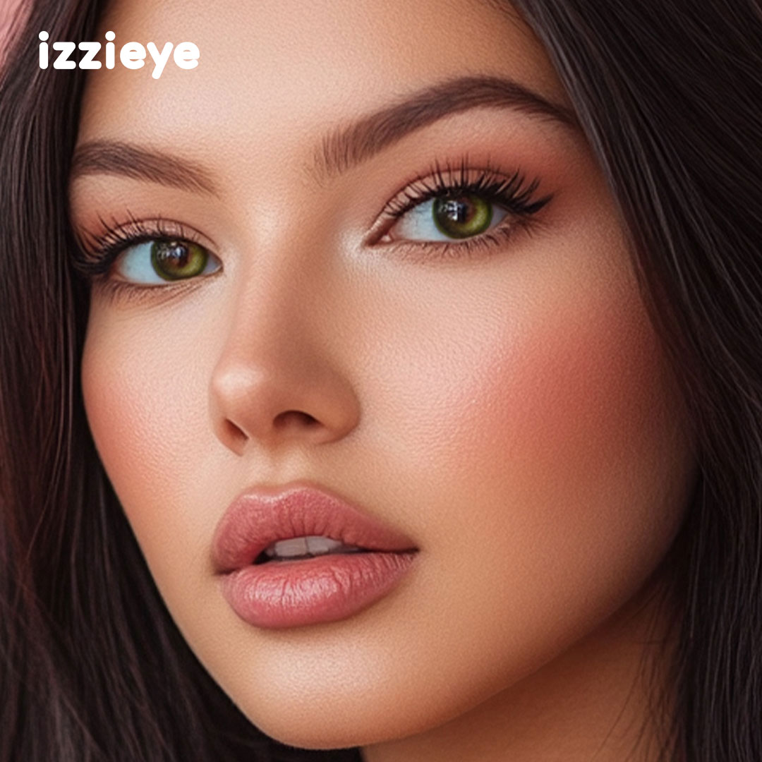 Twinkle Gaze Green Prescription Colored Contact Lenses