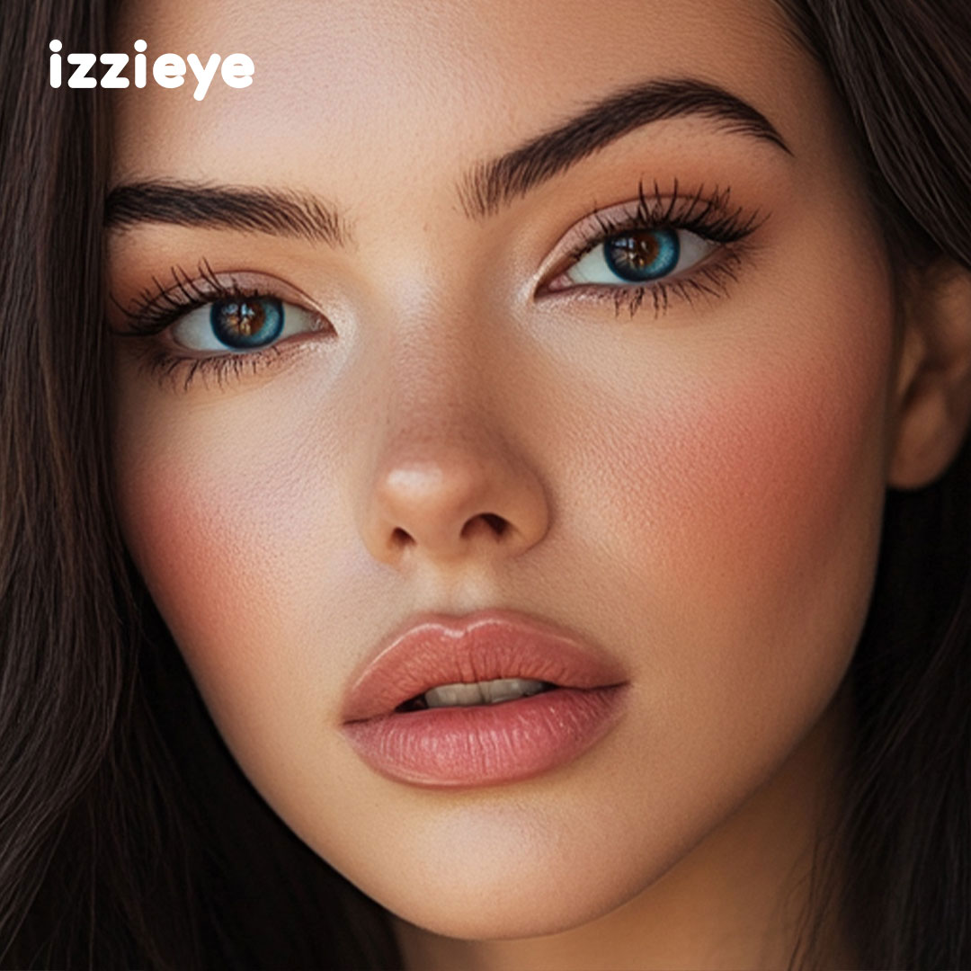 Twinkle Gaze Blue Prescription Colored Contact Lenses