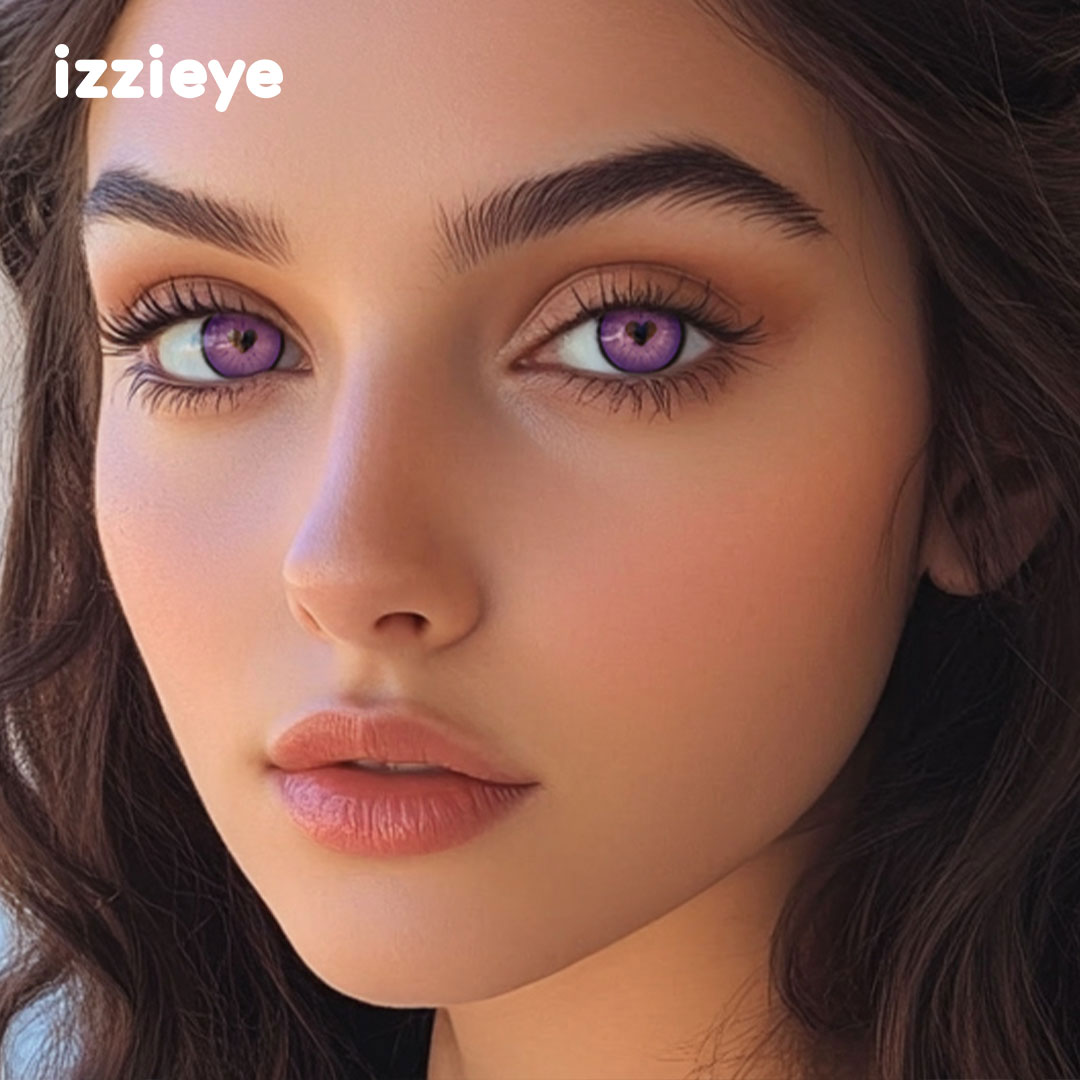 Cosplay Sweetheart Purple Colored Contact Lenses