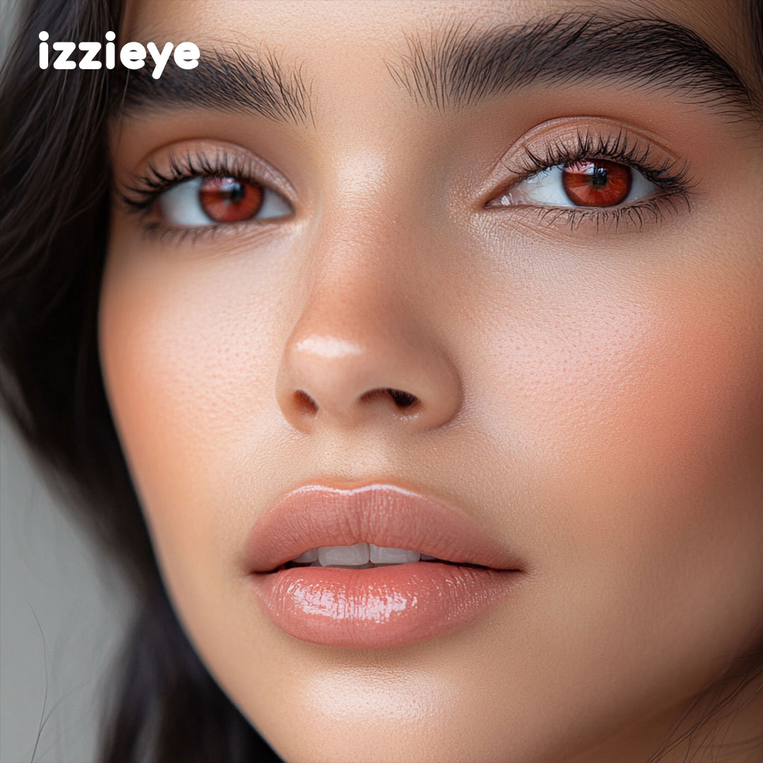 Cosplay Luminous Vibe Red Colored Contact Lenses