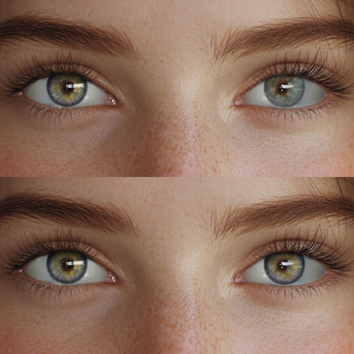 Ovely Brown Colored Contact Lenses