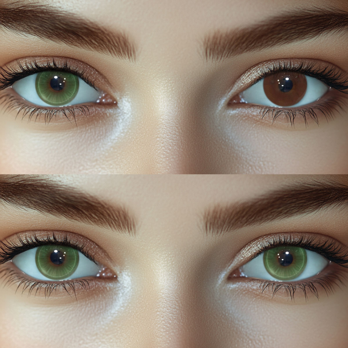 Luxe Ceris Green Colored Contact Lenses