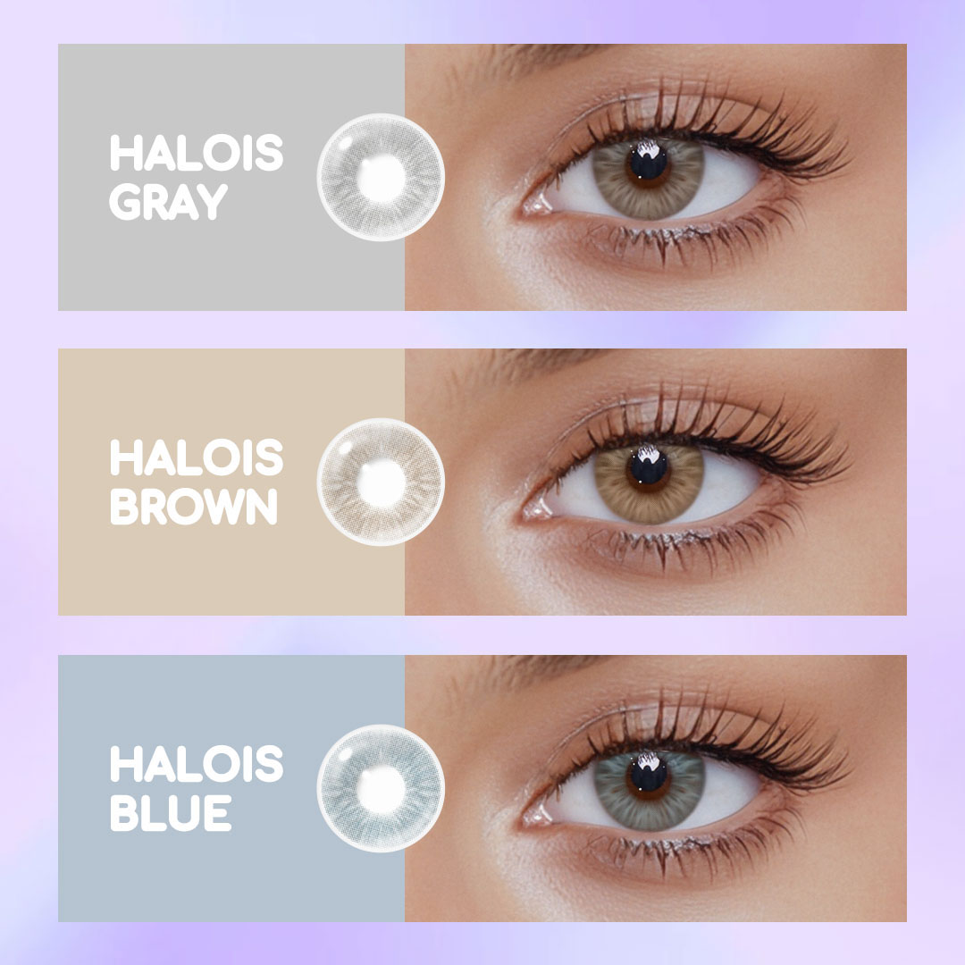 Halois Gray Colored Contact Lenses