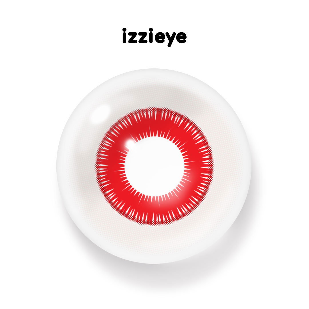 Cosplay Helios Red Colored Contact Lense