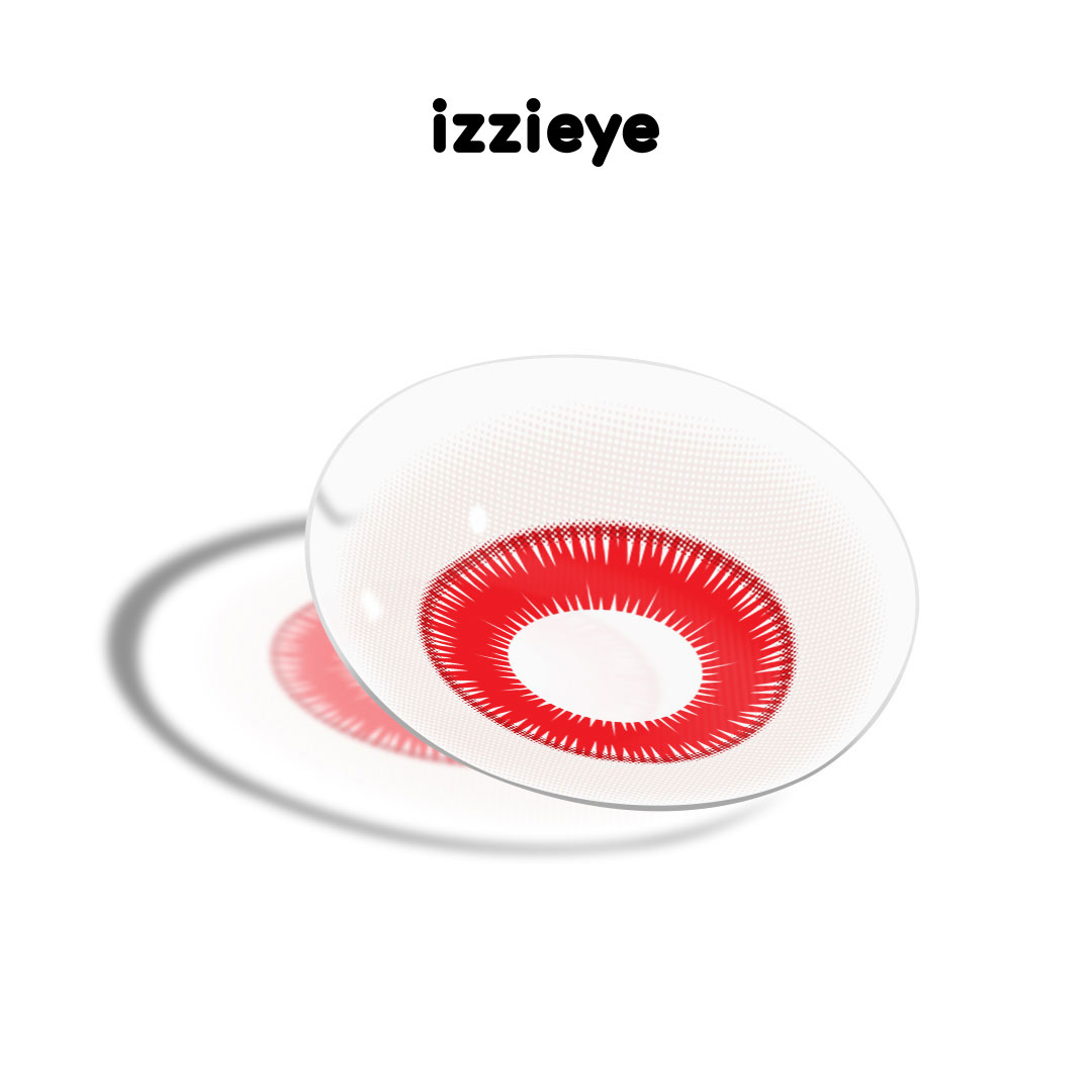 Cosplay Helios Red Colored Contact Lense