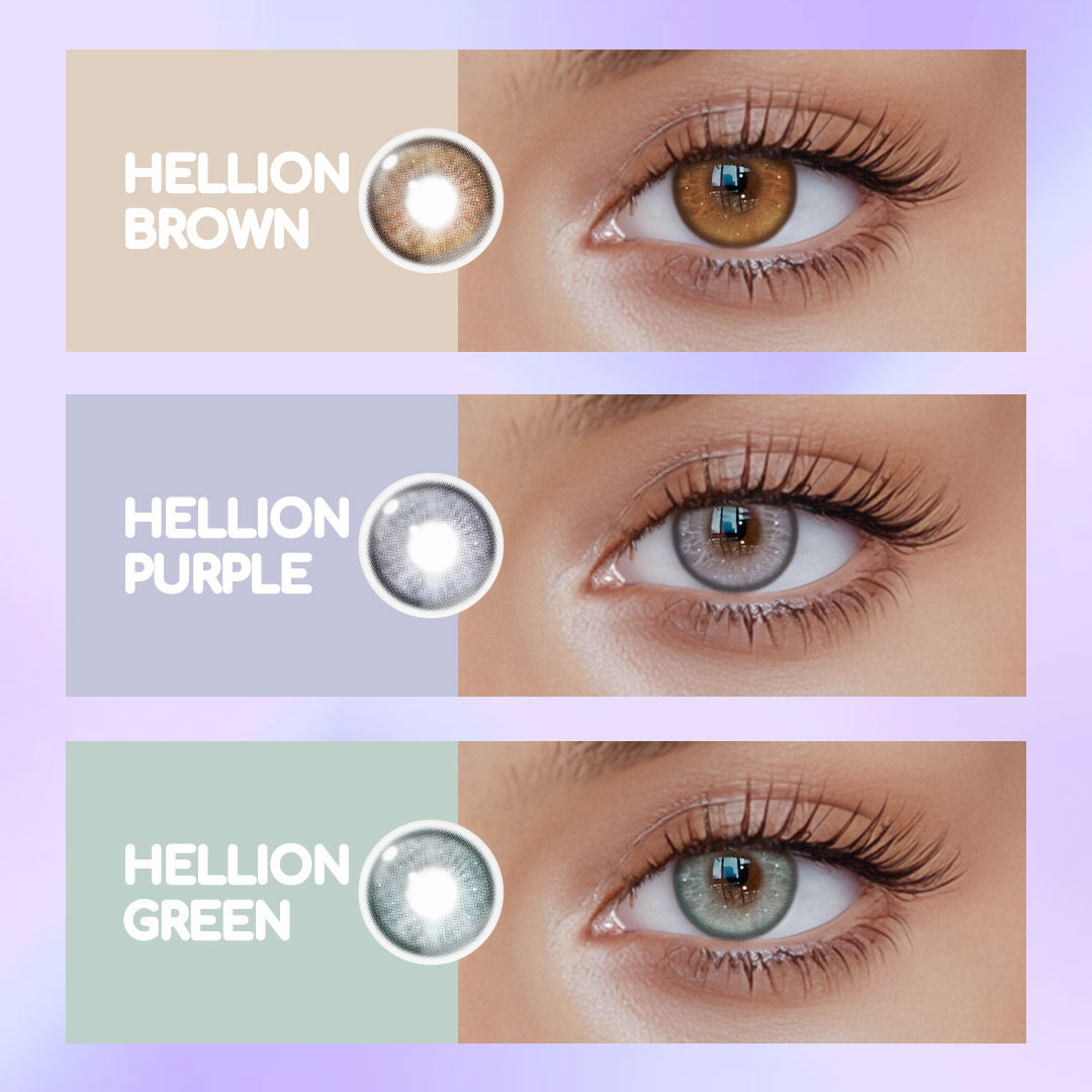 Hellion Brown Colored Contact Lenses