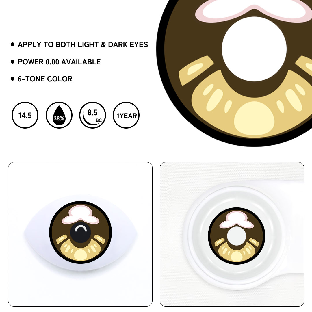 Heritage Brown Colored Contact Lenses