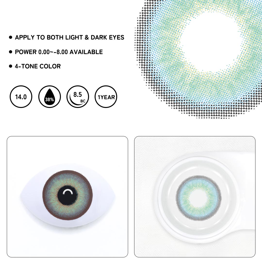 Himalis Blue Colored Contact Lenses
