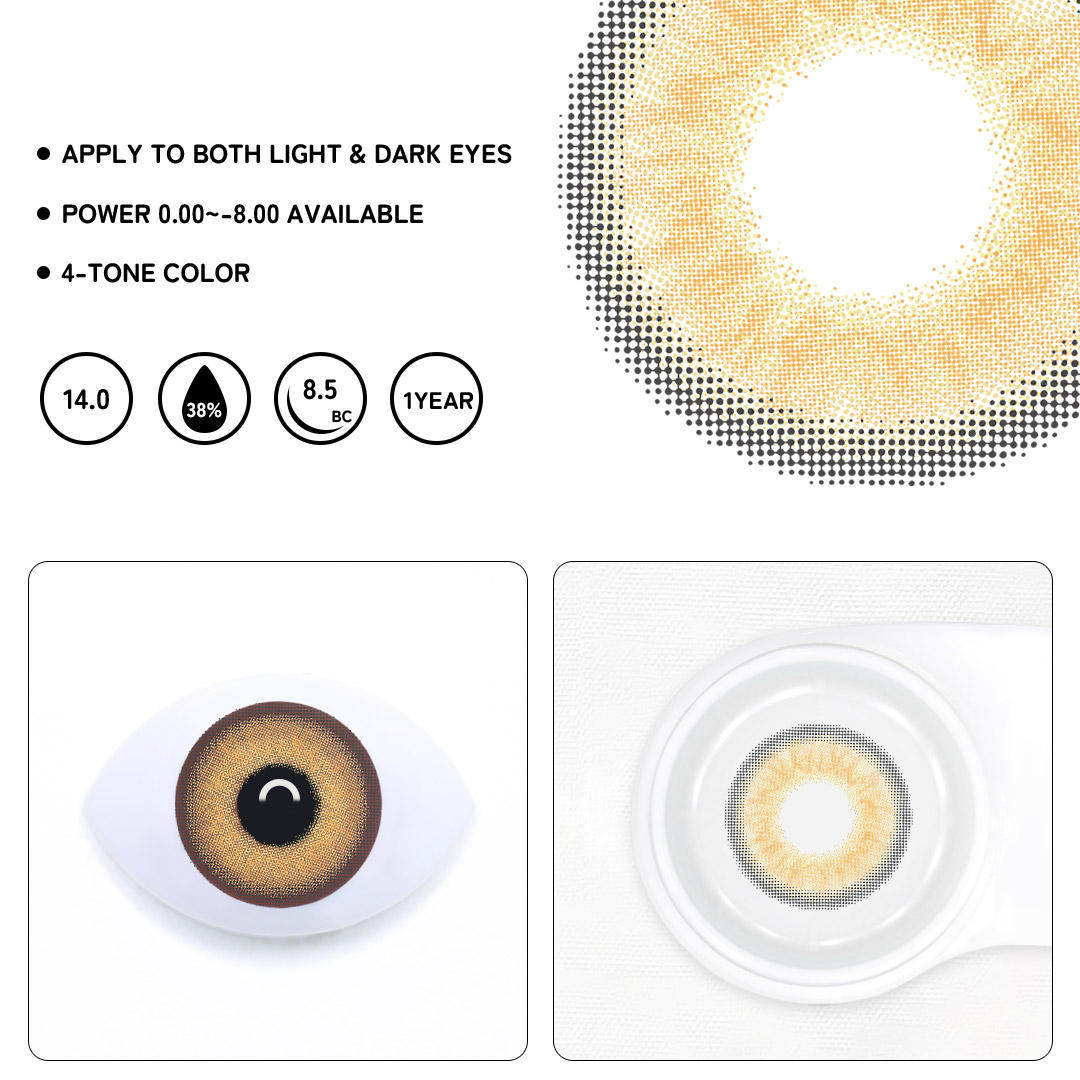 Himalis Brown Colored Contact Lenses