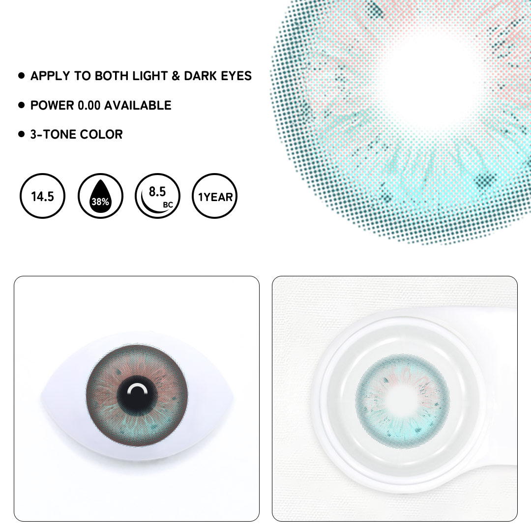 Iceridge Green Colored Contact Lenses