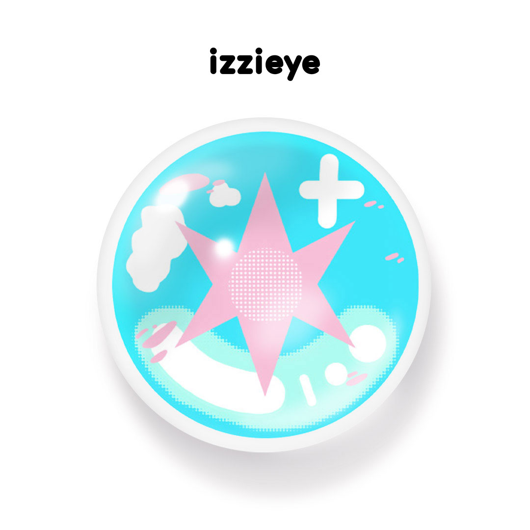 Cosplay Icy Radiance Blue Colored Contact Lenses