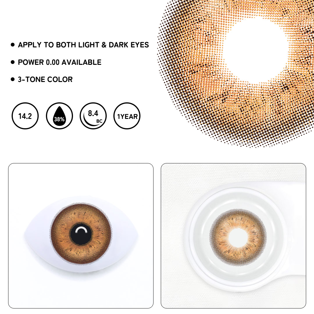 Icyra Brown Colored Contact Lenses