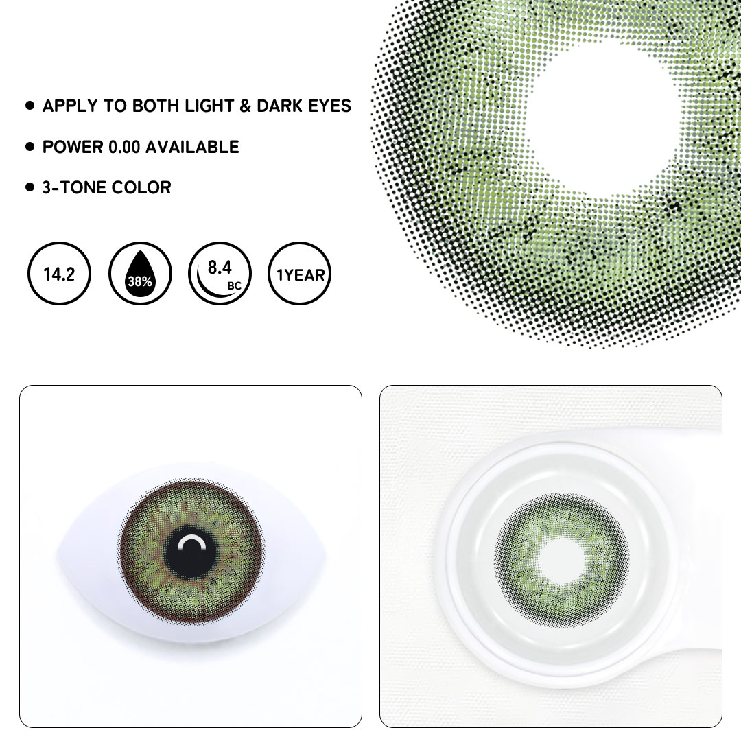 Icyra Green Colored Contact Lenses