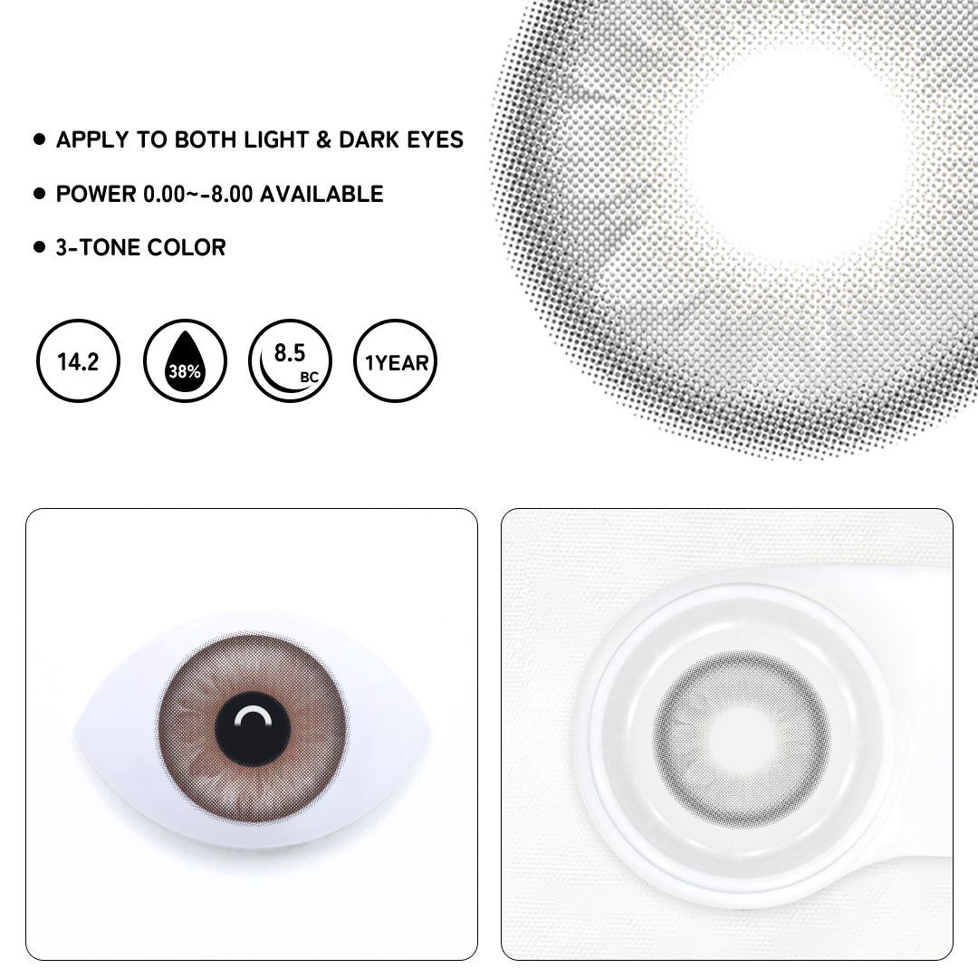 Iffy Grey Colored Contact Lenses