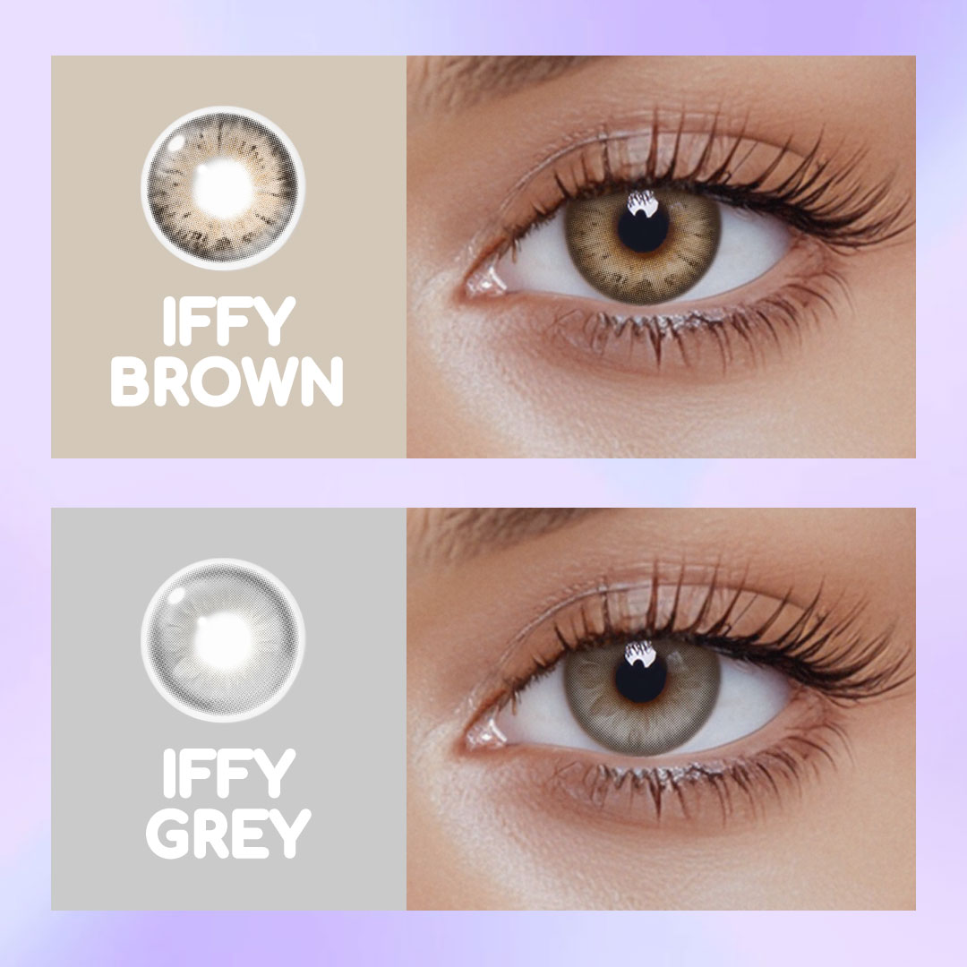 Iffy Grey Colored Contact Lenses
