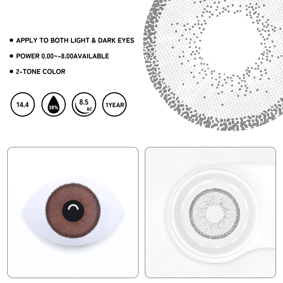 Indie Gray Colored Contact Lenses